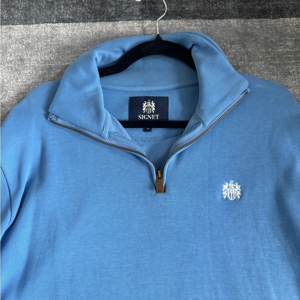 Signet Blue Quarter-Zip Pullover